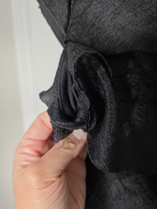 Maggy London Melanie Lynne Little Black Lace Dress Size 6 - Picture 14 of 15